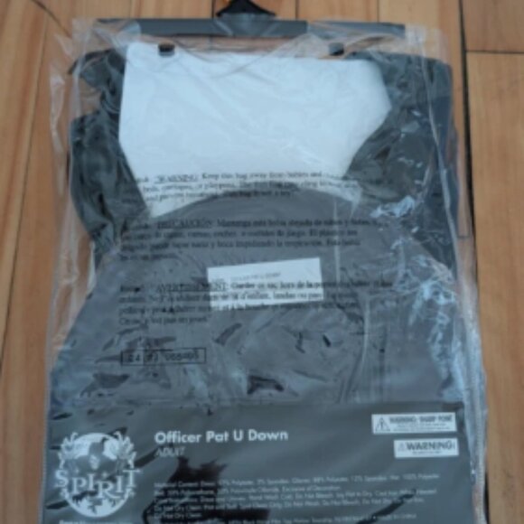 NEW Adult Officer Pat U Down Costume Adult Small 2-6 - Picture 2 of 6